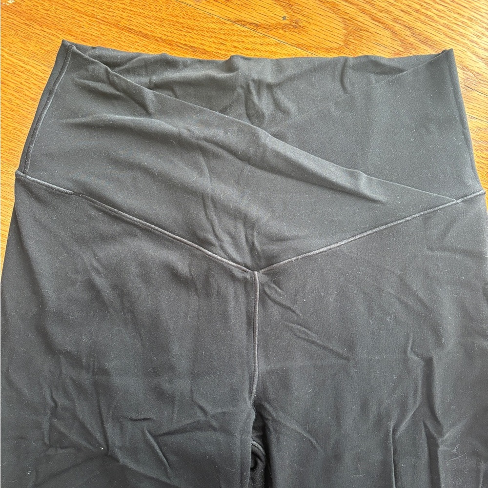 Black Aerie Offline Flared Leggings